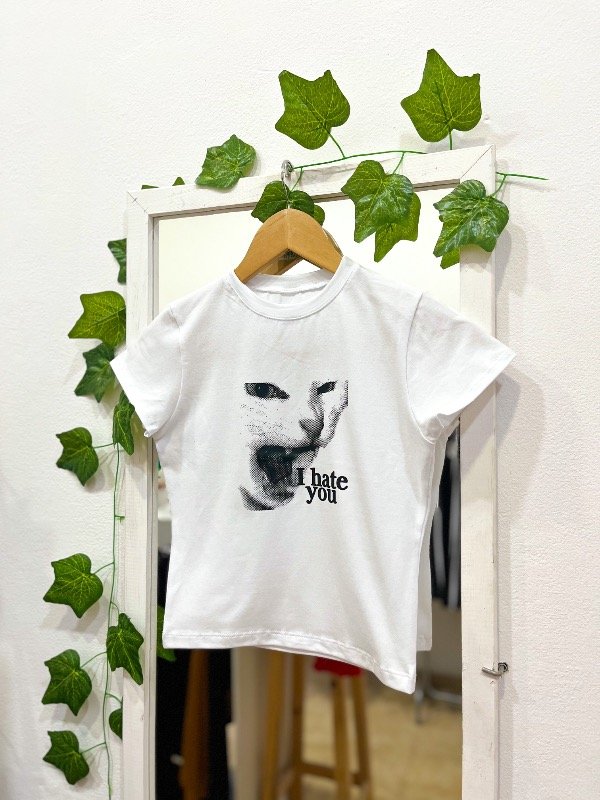 Producto - BabyTee Hate You blanca
