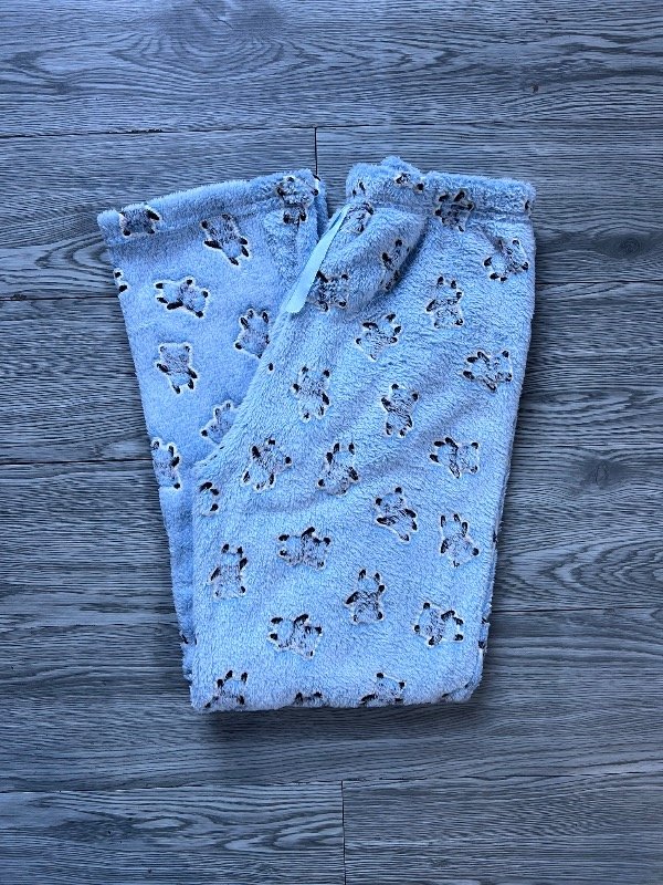 Producto - Pantalón plush luminoso ososs celeste
