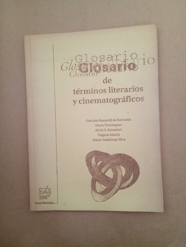 Producto - Glosaro de términos literarios y cinematográficos Brevedan Ramadori EdiUNS 2000
