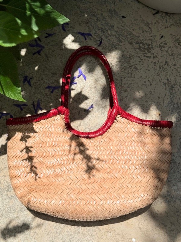 Producto - The half moon canasta nature and red