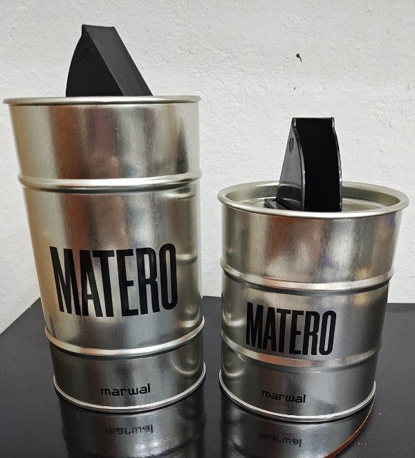 Producto - Juego de Latas Yerbera y Azucarera Aluminio color Plateado