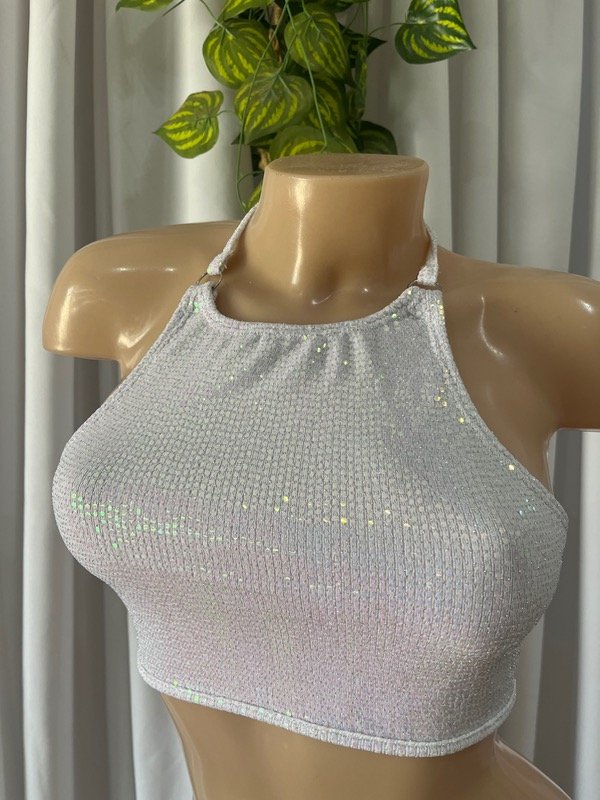 Producto - Top Charo Lentejuelas Holografico