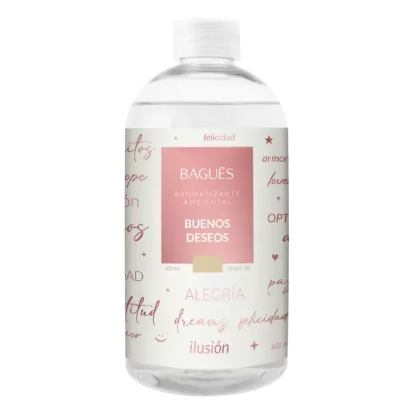 Producto - REPUESTO AROMATIZANTE AMBIENTAL BUENOS DESEOS X 500ML