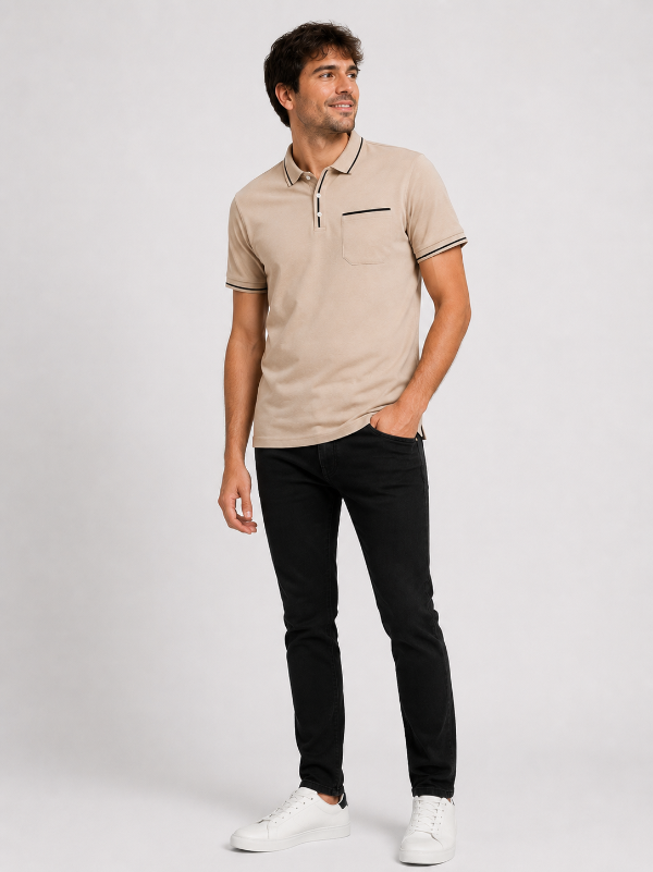 Producto - P5005 - Chomba Jersey Con Bolsillos Con Vivos