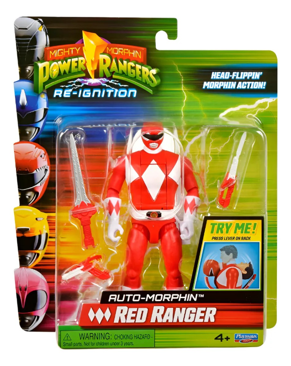 Producto - PLAYMATES POWER RANGERS RI RED RANGER AUTO-MORPHIN