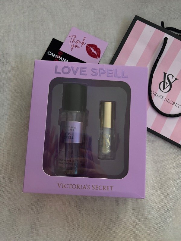 Producto - Set Love Spell - body mist + lip gloss