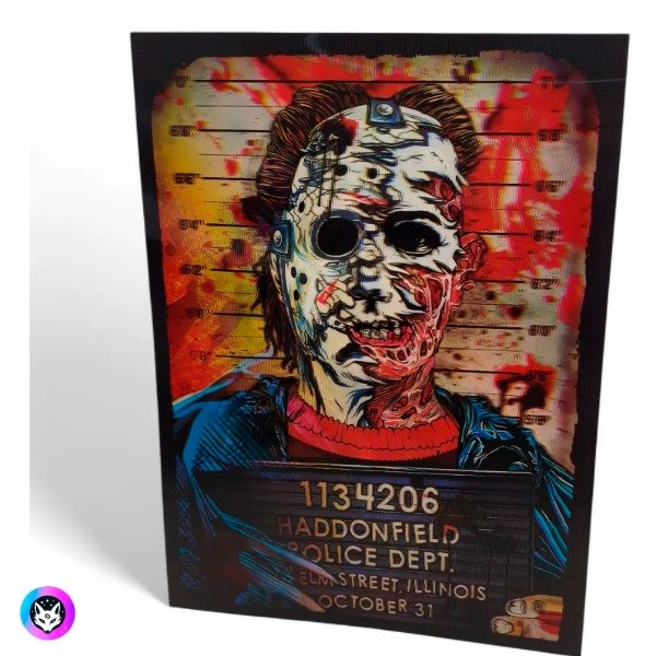 Producto - Poster lenticular A3  "TERROR"