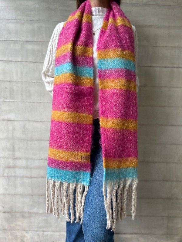 Producto - Bufandón Fucsia Pop
