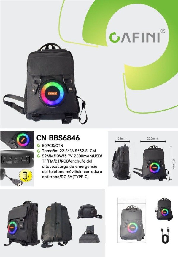 Producto - Mochila CAFINI