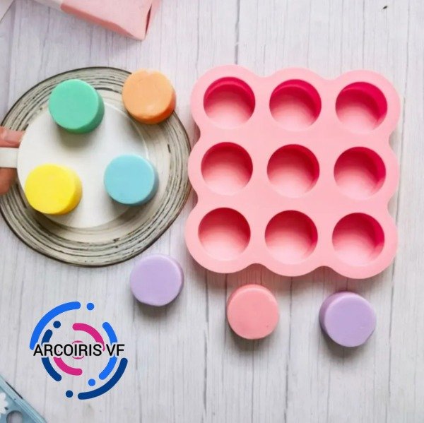 Producto - Molde 9 cavidades círculos