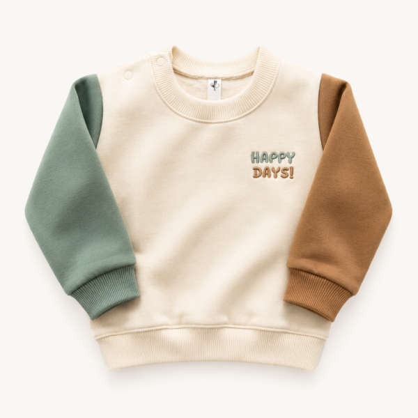 Producto - Buzo Happy marrón y verde
