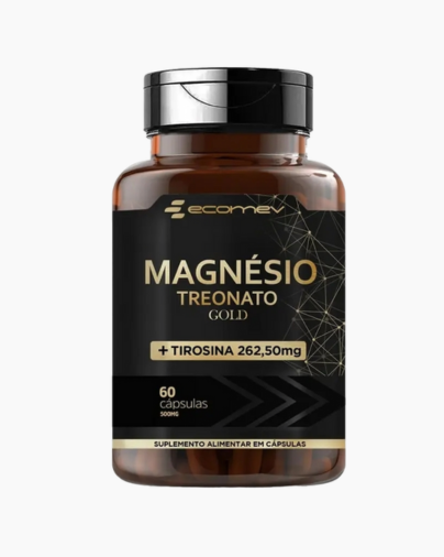 Producto - Treonato De Magnesio + L-tirosina + L-treonina Ecomev 60 Cap - Sin Sabor