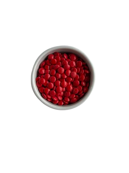 Producto - Lentejas de chocolate confites x 100gr ROJO
