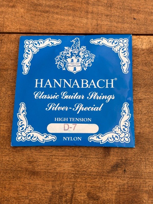 Producto - Encordado Hannabach - Classic Guitar Silver Special - High Tension D-7
