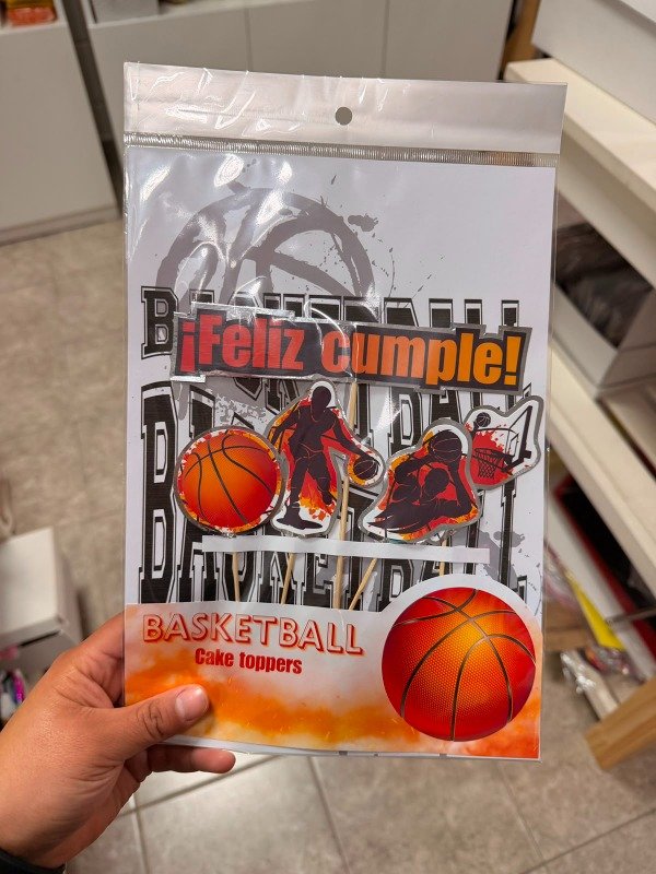 Producto - Topper torta Basquet - 1