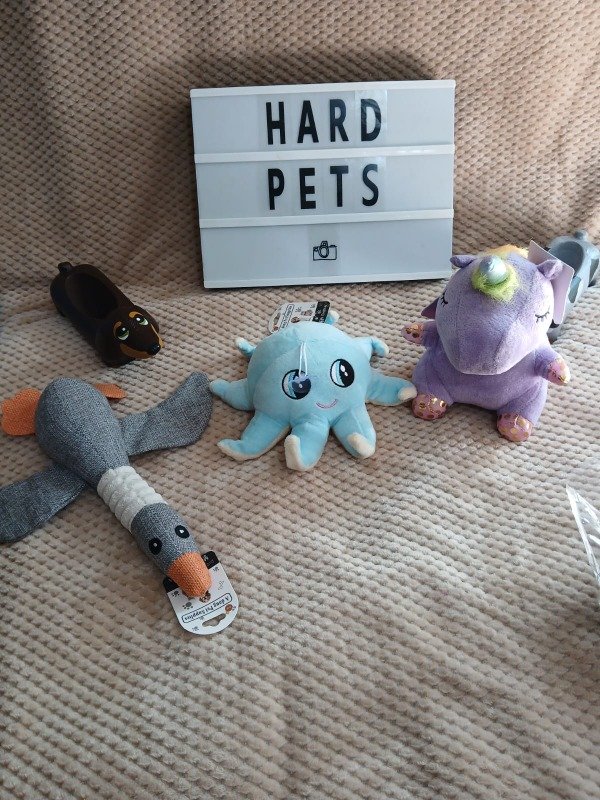 Producto - Peluches de pulpo, unicornio y pato