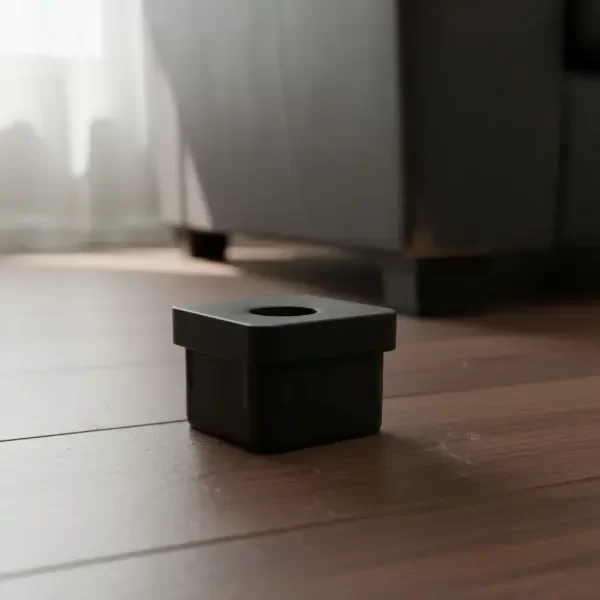 Producto - Regaton Plastico Macizo Interior 30x30mm Rosca 3/8'' X12 Unidad