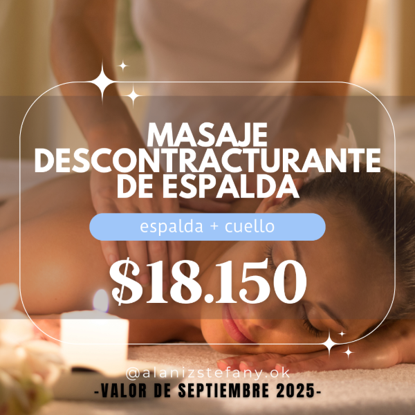 Producto - Masajes descontracturantes de espalda