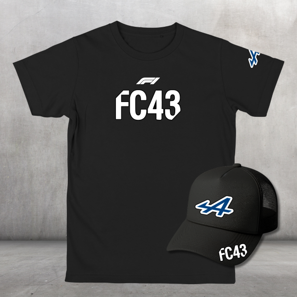 Producto - Combo Franco Colapinto Alpine Formula 1 Remera Algodón + Gorra