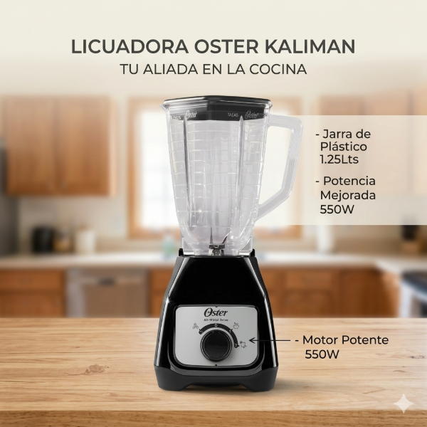 Producto - LICUADORA OSTER KALIMAN 1.25LTS JARRA DE PLASTICO 550W