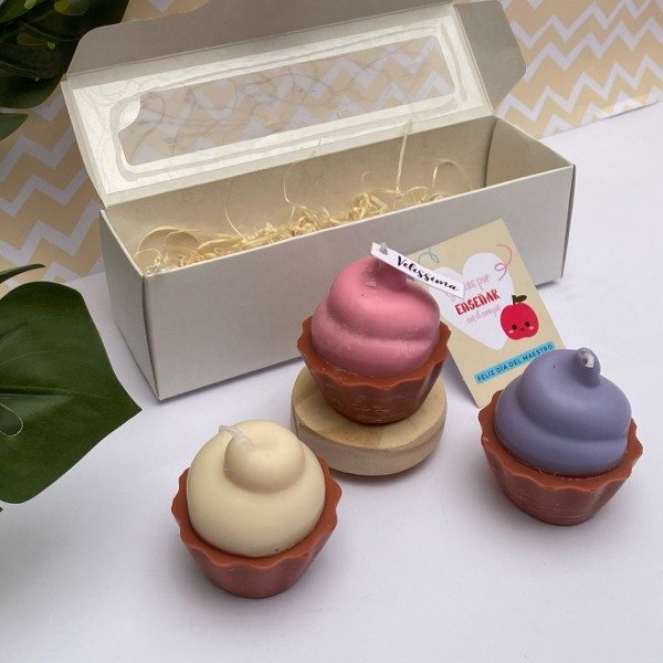 Producto - Triple velitas cup cake