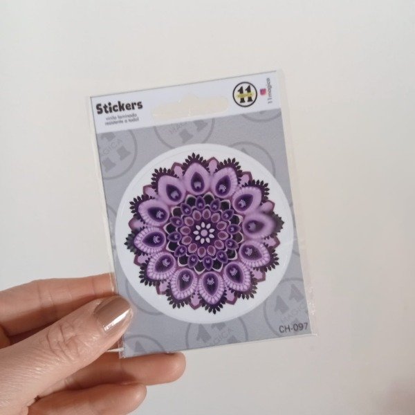 Producto - Sticker Mandala violeta