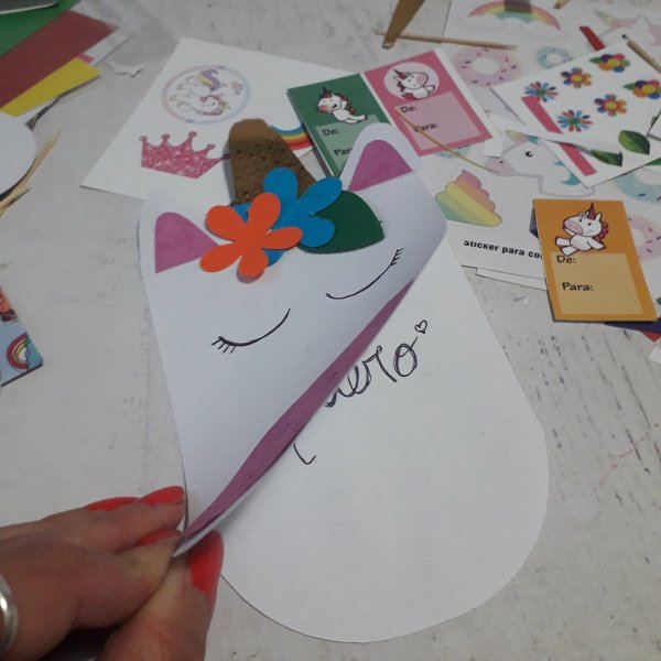 Kit Unicornio - Paper Craft - malula