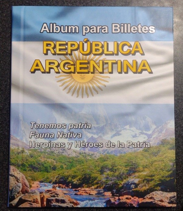 Producto - Álbum para billetes argentinos "Tenemos Patria, Fauna y Héroes de la Patria" - 0