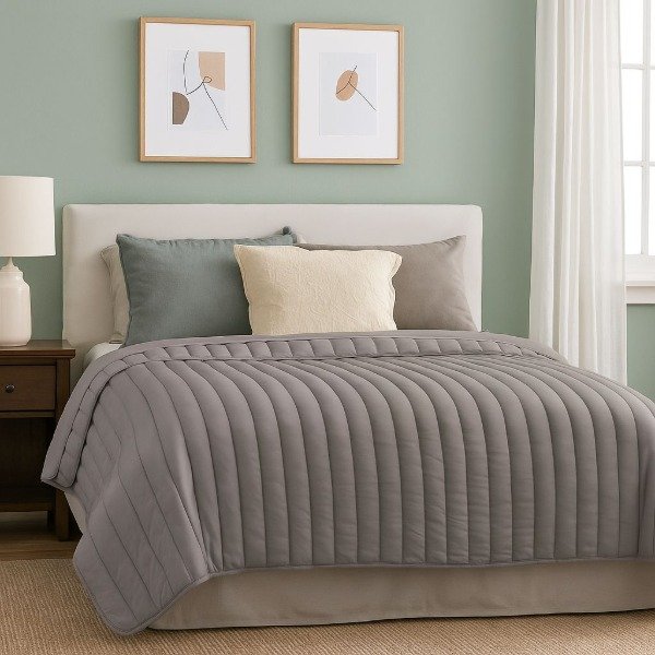 Producto - ACOLCHADO EDREDON - Gris oscuro