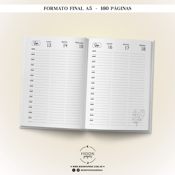 Producto - Agenda de Turnos 2027 - Boho - 3