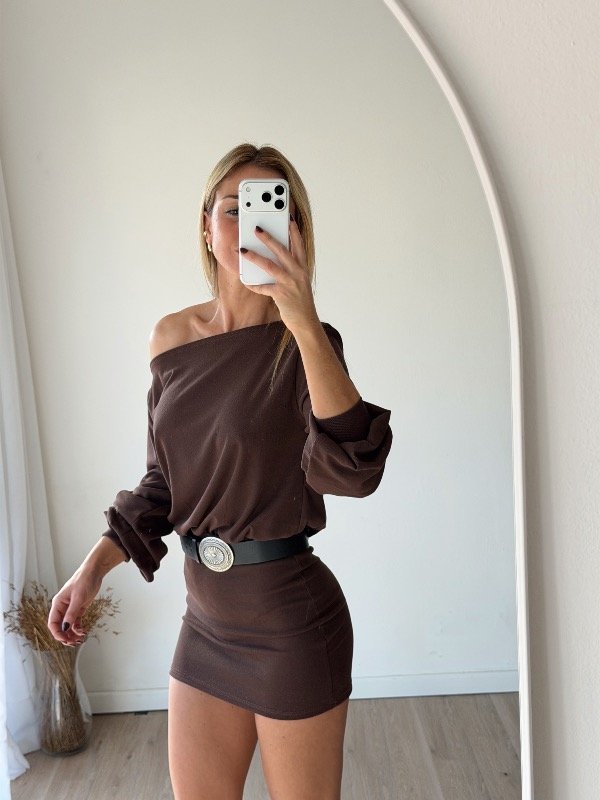 Producto - VESTIDO HOMBRO DESCUBIERTO