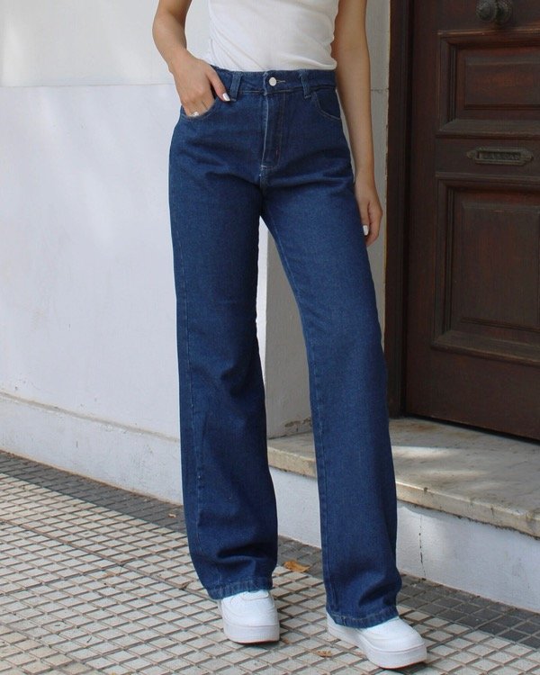 Producto - Wide leg azul oscuro