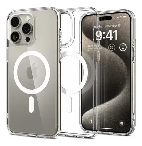 Producto - Funda Magsafe Transparente para iPhone 15 Pro Max