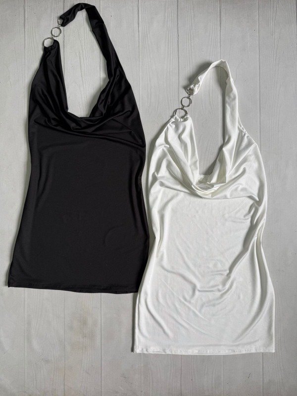 Producto - [7915] Vestido buche con 3 argollas microfibra