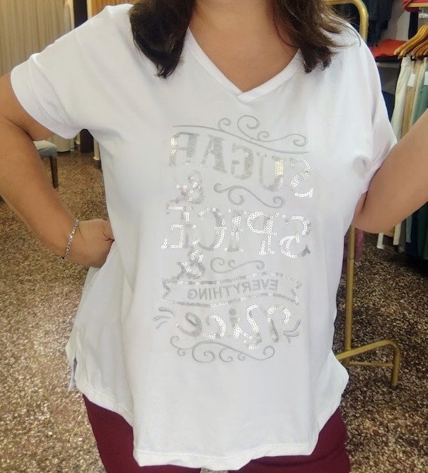 Producto - Remera Bordada Sugar