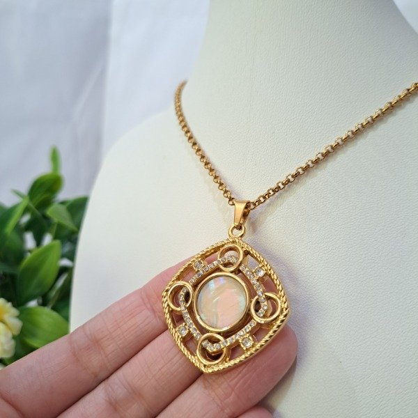 Producto - Dije o Collar Aura Nacar