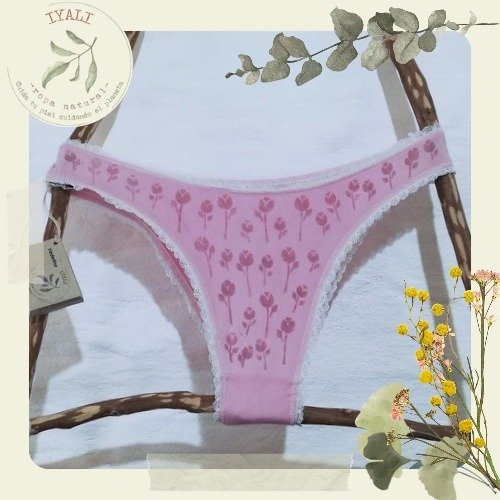 Producto - Vedetina cavada, talle 3, teñida y estampada con Cochinilla