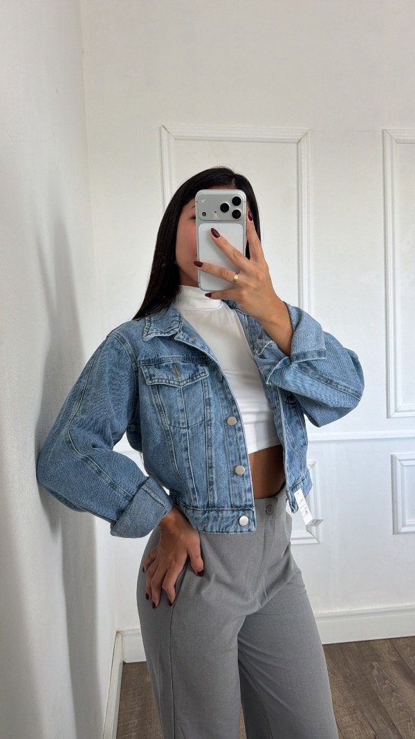 Producto - Campera jeans Celeste