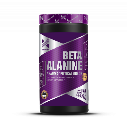 Producto - Beta Alanina XTRENGHT 180 Comp. / Pre Entreno + Energía / Sabor Neutro