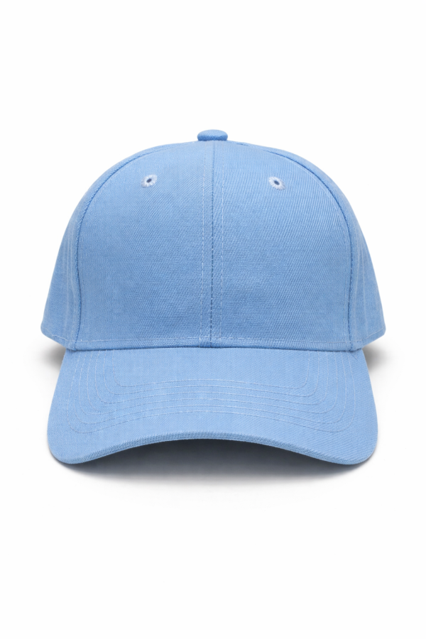 Producto - Gorra de gabardina 6 gajos, color celeste, lisa, ideal para personalizar, Urbana