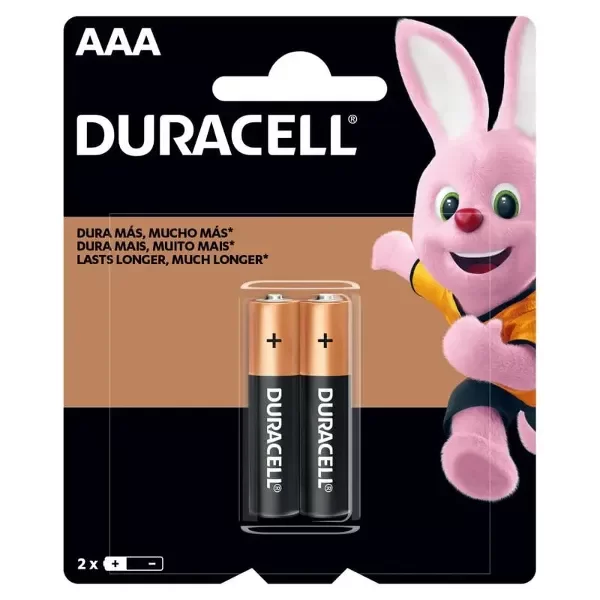 Producto - pilas aaa x2u [DURACELL]