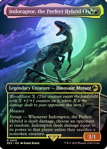 Producto - Indoraptor, the Perfect Hybrid (Borderless Foil)