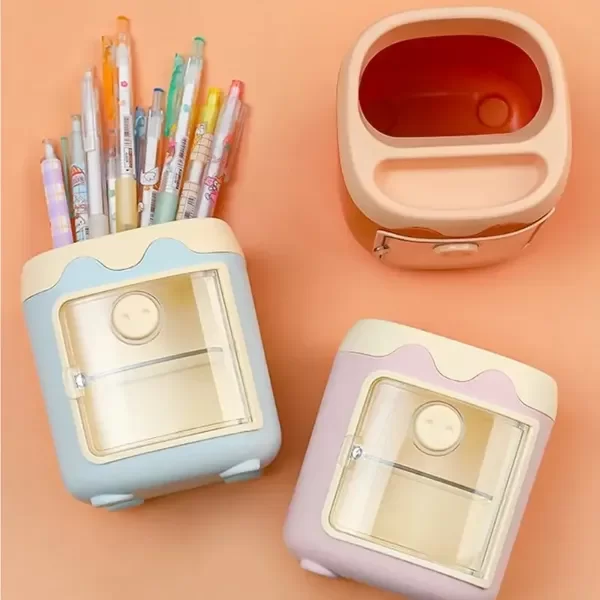 Producto - PORTA LAPICES CERDITO ORGANIZADOR LAPICERO KAWAII