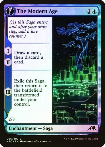 Producto - The Modern Age Foil  Kamigawa: Neon Dynasty