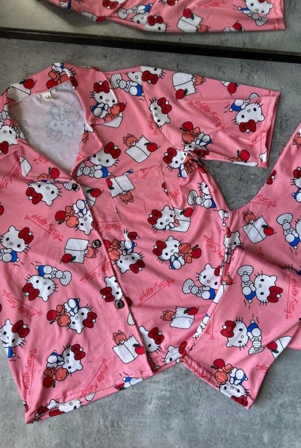 Producto - Pijama Conjunto Algodón  Hello Kitty