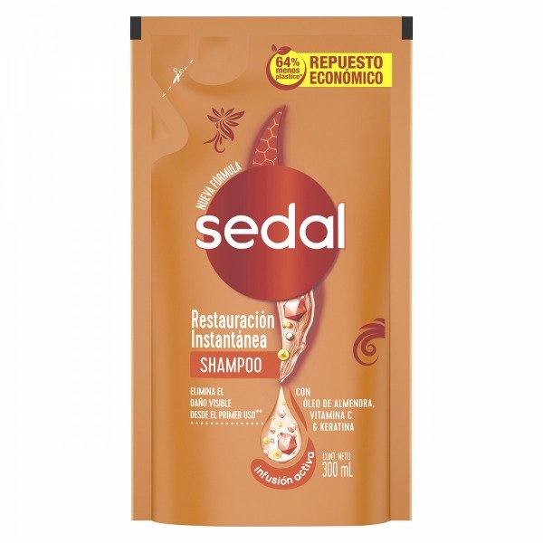 Producto - SHAMPOO SEDAL  RESTAURACION INSTANTÁNEA REPUESTO X 300 ML