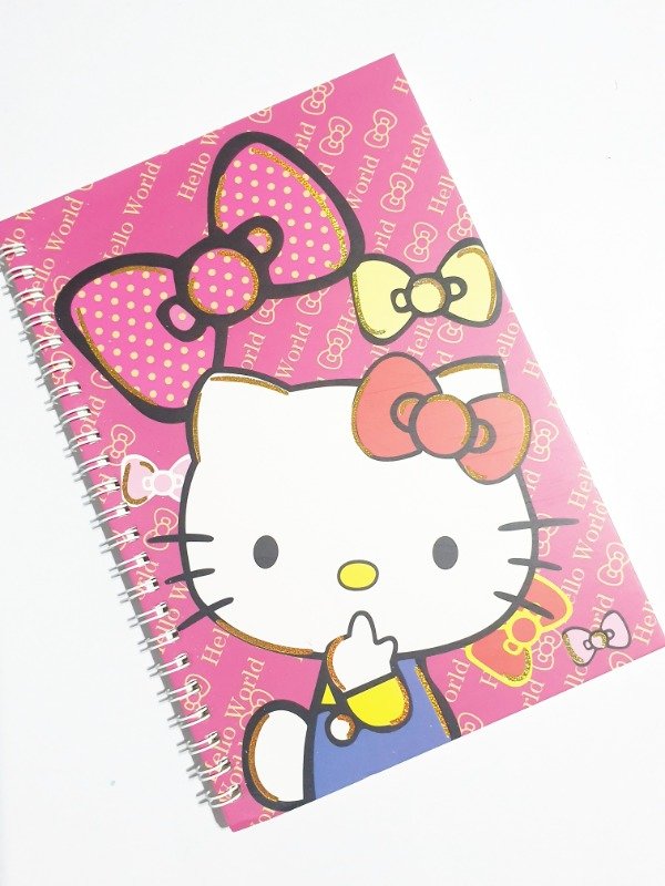 Producto - Cuaderno Hello Kitty Moño