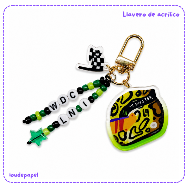 Producto - Lando Norris - LN1 - Llavero con charms