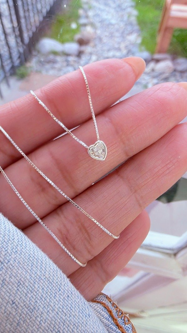 Producto - Collar susano corazon cubic PL - 0