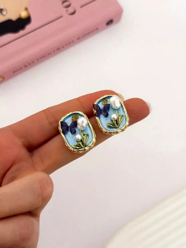 Producto - Aros acero dorado